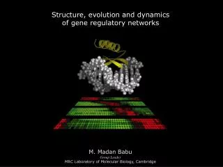 Structure, evolution and dynamics of gene regulatory networks