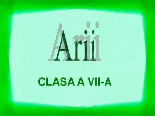 clasa a vii a