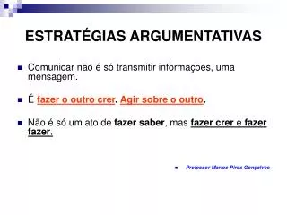 estrat gias argumentativas
