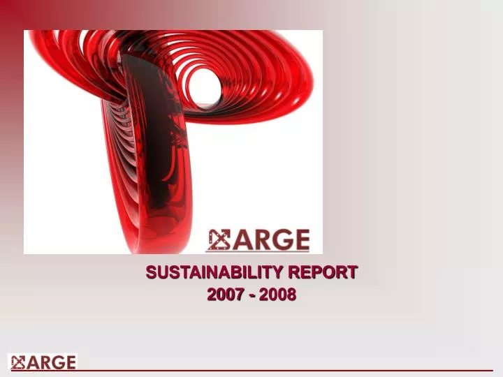sustainability report 2007 2008
