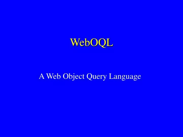 weboql