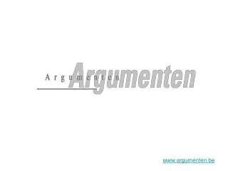 argumenten.be