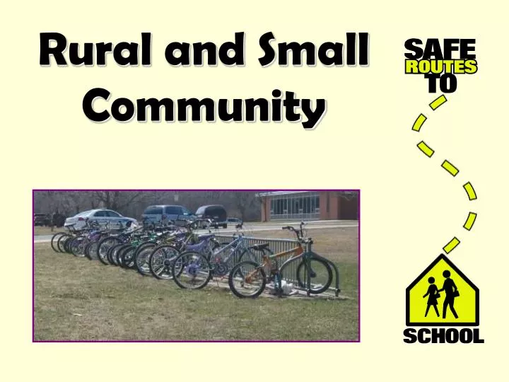rural and small community