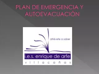 plan de emergencia y autoevacuaci n