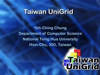 Taiwan UniGrid