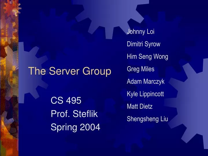 the server group