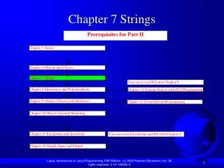 Chapter 7 Strings