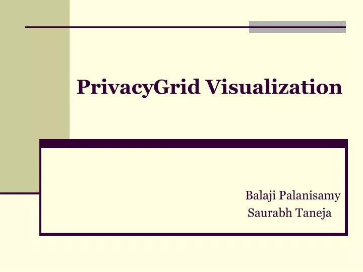 privacygrid visualization
