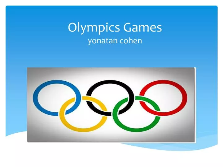 olympics games yonatan cohen