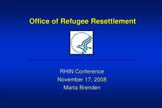 Office of Refugee Resettlement