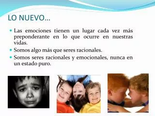 lo nuevo