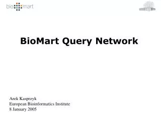 BioMart Query Network