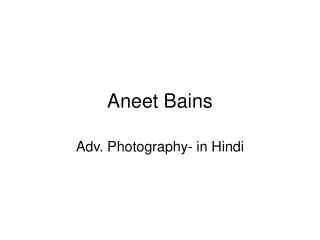 Aneet Bains