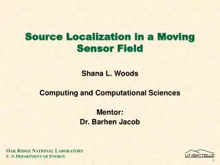 Source Localization in a Moving Sensor Field