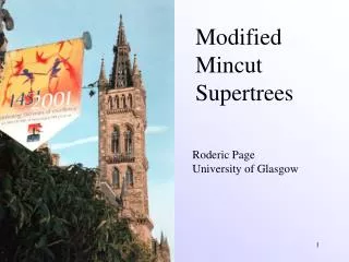 Modified Mincut Supertrees