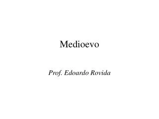 medioevo