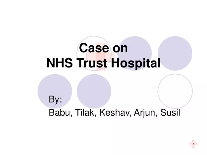 case on nhs trust hospital
