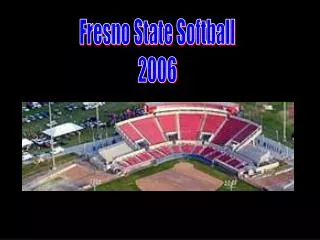 Fresno State Softball 2006