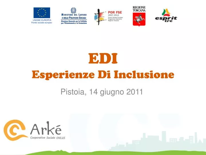 edi esperienze di inclusione