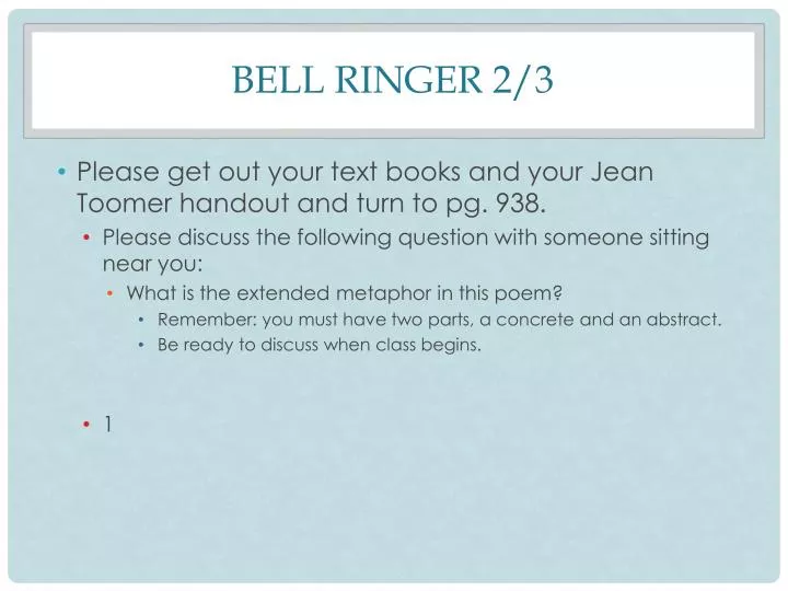 bell ringer 2 3