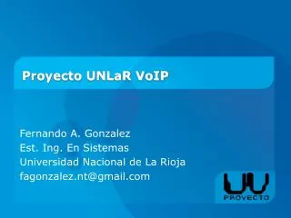 proyecto unlar voip