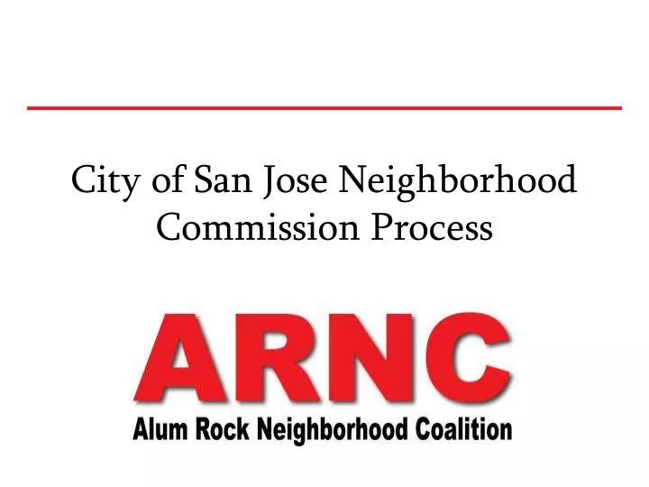 city of san jose neighborhood commission process