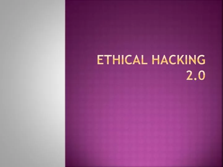 ethical hacking 2 0