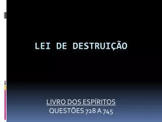 livro dos esp ritos quest es 728 a 745