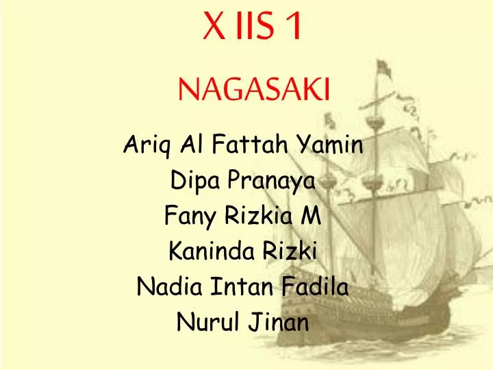 x iis 1 nagasaki