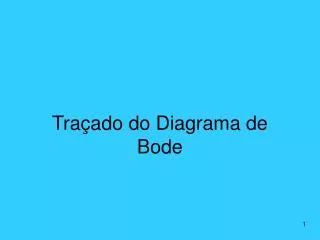 tra ado do diagrama de bode