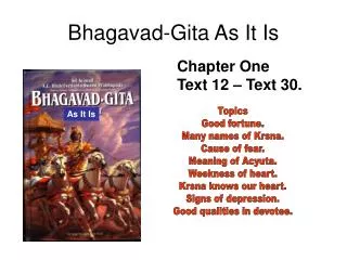 Bhagavad-Gita As It Is