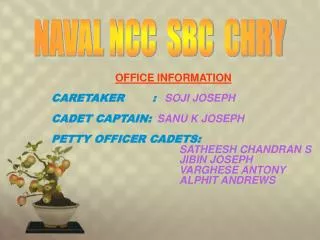 NAVAL NCC SBC CHRY