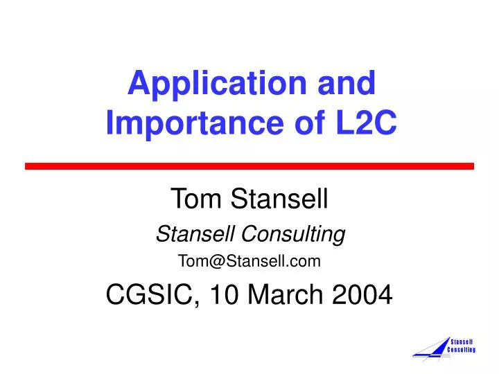application and importance of l2c