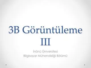 3b g r nt leme iii