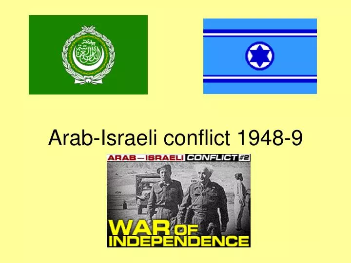 arab israeli conflict 1948 9