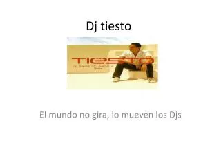 dj tiesto