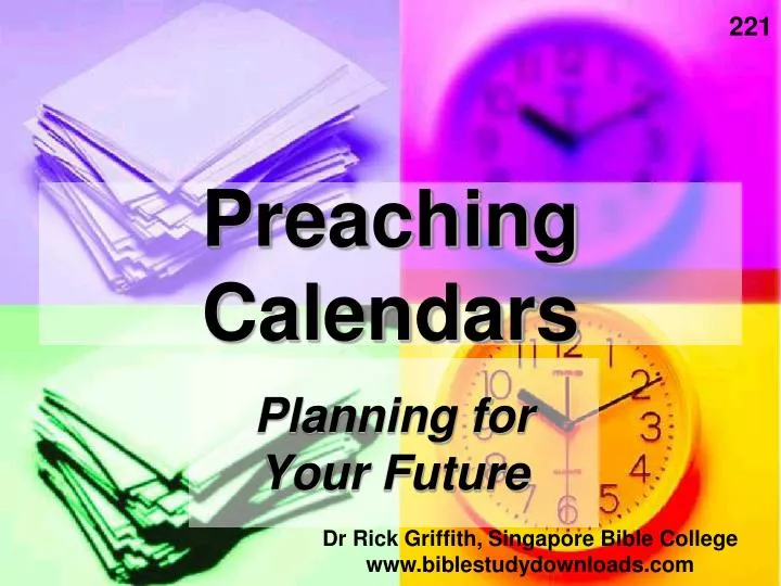 preaching calendars