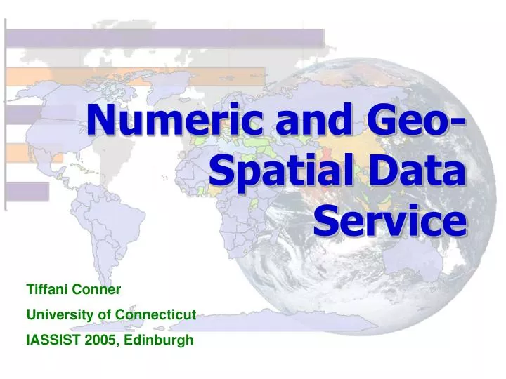 numeric and geo spatial data service
