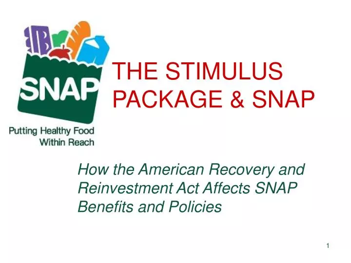 the stimulus package snap