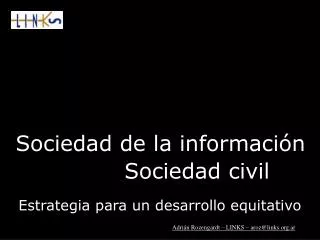 sociedad de la informaci n