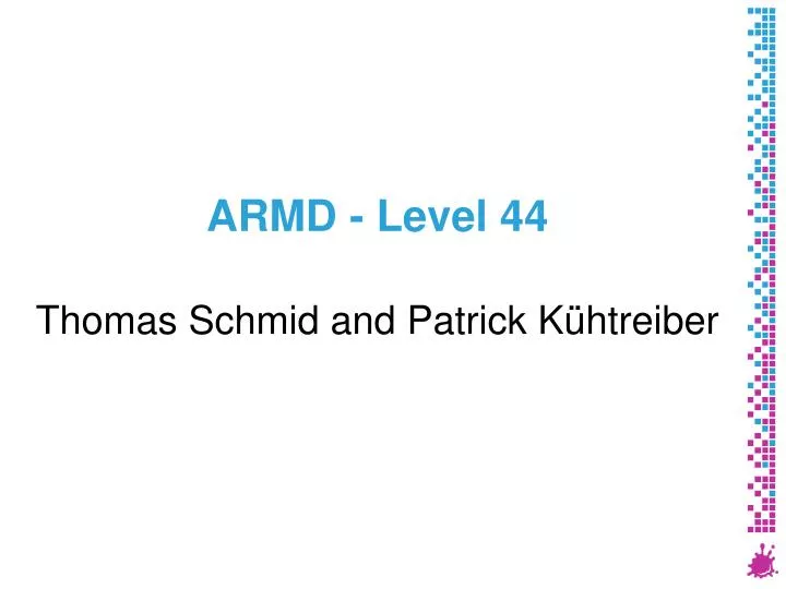 armd level 44