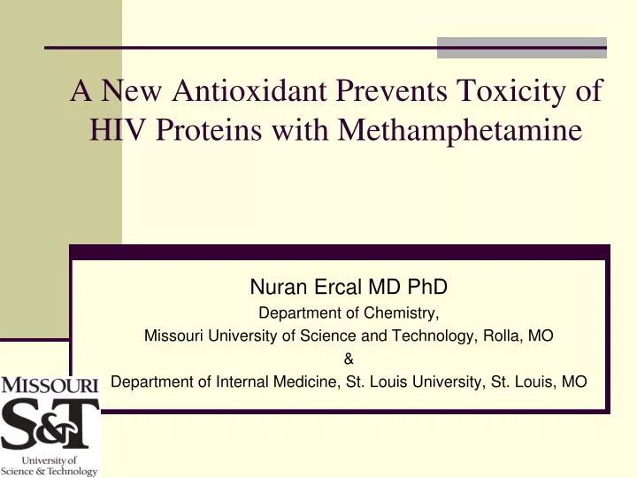 a new antioxidant prevents toxicity of hiv proteins with methamphetamine