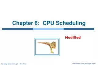 chapter 6 cpu scheduling