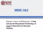 MME-562 - slide 1