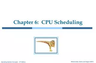 chapter 6 cpu scheduling