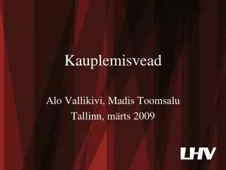 kauplemisvead