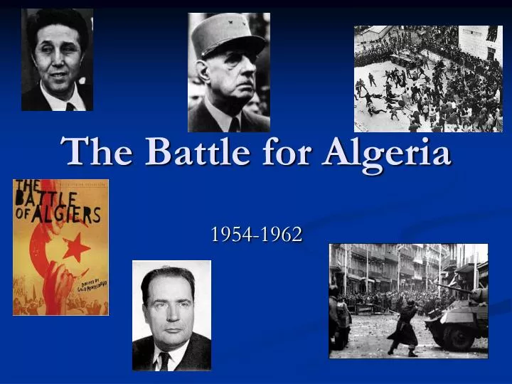 the battle for algeria