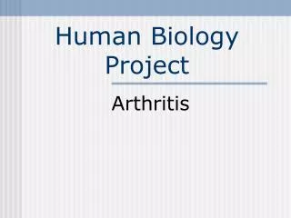 Human Biology Project