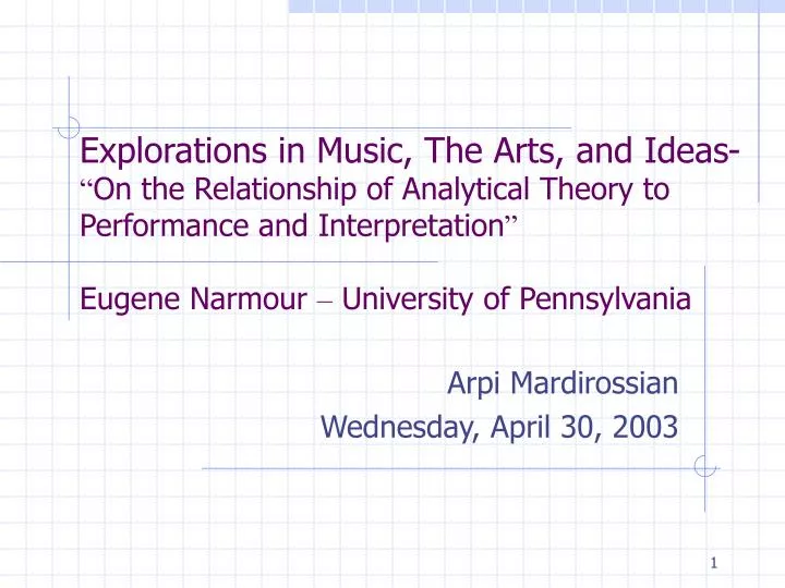 arpi mardirossian wednesday april 30 2003