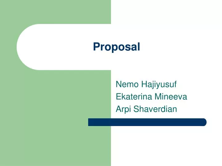 proposal